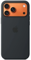 Чехол Apple Silicone Case с MagSafe для iPhone 17 Pro, черный (Black) MGFK4FE/A