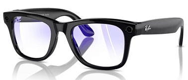 Ray Ban Wayfarer RW4008 155-53 Shiny Black/Clear (8056597874816)