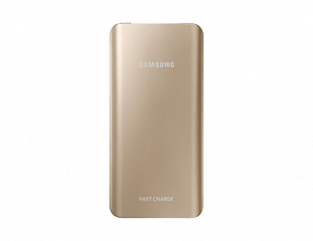 Внешний аккумулятор Samsung 5.2 mA+microUSB FAST, золотистый цвет