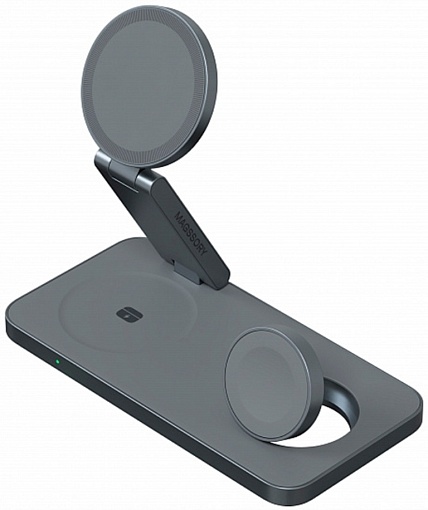 Беспроводное зарядное устройство Magssory Yoga Magsafe для Apple 3 в 1