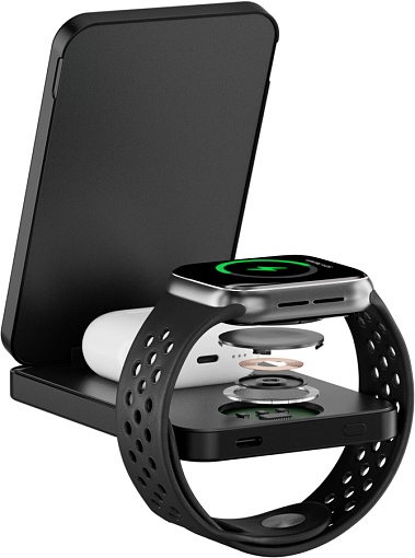 Внешний аккумулятор с беспроводной зарядкой uBear Cruise PD20W Qi2 8000 mAh