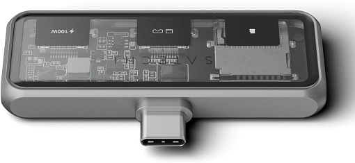 USB-концентратор Satechi Mobile XR Hub PD 100W with microSD