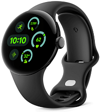 Смарт-часы Google Pixel Watch 3 41mm Matte Black Aluminum Case/Obsidian Active Band