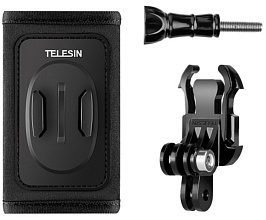 Крепление на ремень рюкзака Telesin Backpack strap mount with multifunctional, черный