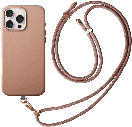 Чехол Uniq Coehl Muse с MagSafe с ремешком для iPhone 16 Pro