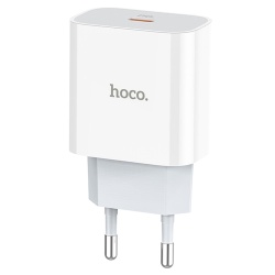Сетевое зарядное устройство HOCO C76A PD20W, белый