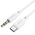 Аудиокабель BOROFONE BL18 AUX Jack 3,5 (m) - Type-C (m), 1 м