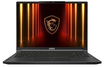 MSI Stealth 16 AI A2HWFG-086XRU (Intel Core Ultra 7 255H, NVIDIA GeForce RTX 5060) 32ГБ, 1ТБ SSD, noOS, черный (9S7-15F535-086)
