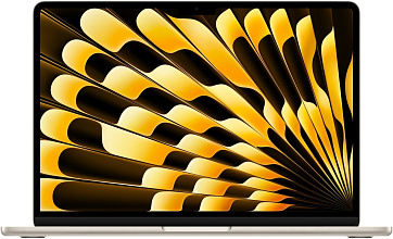Apple MacBook Air 13" (M3 8C/8C), 16 ГБ, 256 ГБ, золотистый