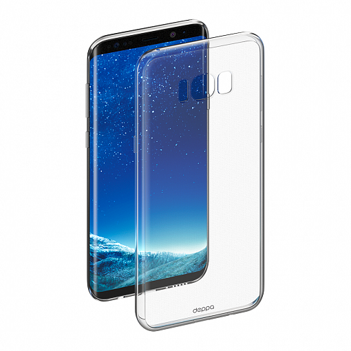 Чехол Deppa Gel Case для Samsung Galaxy S8+, прозрачный