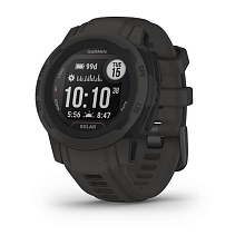 Умные часы Garmin Instinct 2s Solar, черный (010-02564-00)