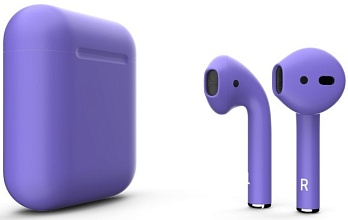 Наушники Apple Airpods 2 Color, фиолетовые матовые
