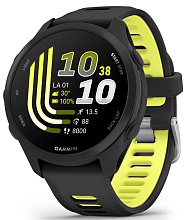 Смарт-часы Garmin Forerunner 170 Music, черный и черно-ярко-желтый ремешок (010-03920-10)