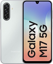 Смартфон Samsung Galaxy M17 6/128 Гб, серебристый
