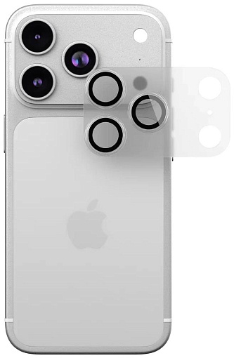 Защитное стекло VLP для камеры iPhone 17 Pro, с черной рамкой