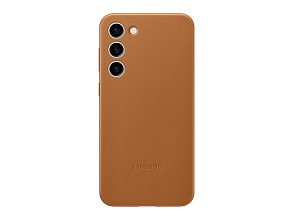 Чехол Samsung Galaxy S23+ Leather Case (EF-VS916LAEGRU), песочно-бежевый