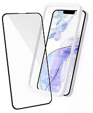 VLP 2.5D Adamant Glass для iPhone 13/14, черная рамка (3064001)