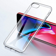 Чехол силиконовый для iPhone SE 2020 (прозрачный)