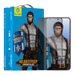 Защитное стекло BlueO Anti-peep для Galaxy S25, Black (приватное)