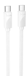 Кабель Hoco X114 Type-C to Type-C 60W 1м, белый