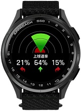 Смарт-часы Garmin Approach S50 43mm, Black with Black Nylon (010-03010-40 HK)