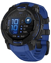 Garmin Instinct 3 45 mm AMOLED Black with Bolt Blue Band (010-02936-03)