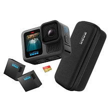 Экшн-камера GoPro HERO13 Bundle with Battery, 128GB microSD and Case, черный