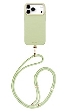 Uniq Coehl Mirelle Strap MagSafe для iPhone 17 Pro, зеленый (IP6.3P(2025)-MIRMLGRN)