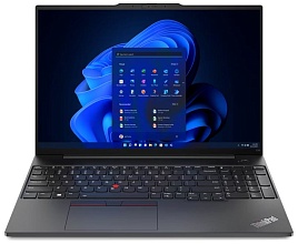 Lenovo ThinkPad E16 Gen 2 15.3" (AMD Ryzen 5 7535HS, AMD Radeon 660M) 16ГБ, 512ГБ SSD, noOS, черный (21M5S0J500)