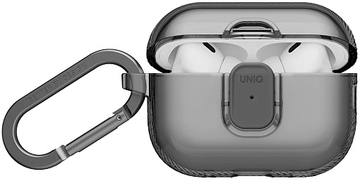 Чехол + карабин Uniq Glase Pro TPU case для Airpods Pro 3