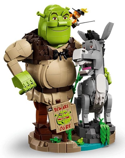 Конструктор LEGO Shrek 72423 Фигурки Шрек, Осел и Кот в сапогах