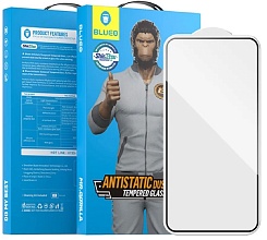 Защитное стекло BlueO Full cover Anti-Static для Galaxy A35/A55, черная рамка (WB-A35-5G)