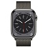 Apple Watch Series 8 45mm Silver Stainless Steel Case with Milanese Loop