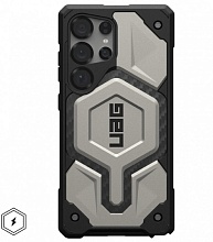 Чехол UAG Monarch Pro Series with MagSafe для Samsung Galaxy S25 Ultra, титан (Titanium) 214461113636