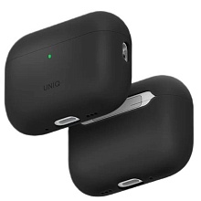 Uniq Lino Liquid silicone для AirPods Pro 3, серый (AIRPODSPRO3-LINOCHRGRY)