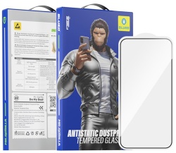 Защитное стекло BLUEO Silk Full cover Anti-Static для Galaxy S25 Edge, Black (WB-S25Edge)