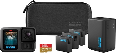 GoPro HERO 13 Extended Power Bundle includes, черный (810116383931)