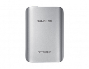 Внешний аккумулятор Samsung 5.1 mA+microUSB F2, серебристый цвет