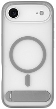Чехол uBear Stand 360° Mag Case с MagSafe для iPhone Air (силикон, софт-тач), серый (CS584GR66AST-I25M)