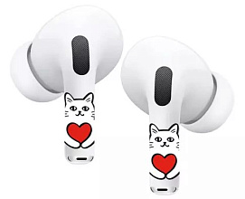 Наклейки VLP Easy Art для AirPods Pro/Pro2, cat’s heart (1141025)