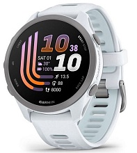 Garmin Forerunner 170 Music, Whitestone with Whitestone/Cloud Blue Band (010-03920-11)