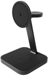 Беспроводная зарядная станция VLP MagSafe Unity Power 3в1 для Samsung, черный (1092005)