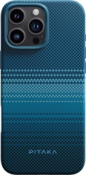 Чехол Pitaka Military-Grade Protective Case для iPhone 16 Pro, синий (KI1601CPMO)