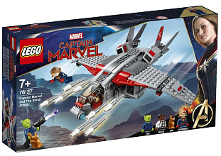 Конструктор LEGO Super Heroes 76127 Капитан Марвел и атака скруллов