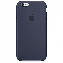 Силиконовый чехол ISA для iPhone 6/6s под оригинал, тёмно-синий цвет