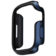 Чехол Uniq Valencia aluminium для Apple Watch 45/44 мм, Blue (45MM-VALCBLU)