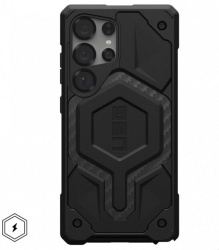 Чехол UAG Monarch Pro Series with MagSafe для Samsung Galaxy S25 Ultra, черный (Carbon Fiber) 214461114242