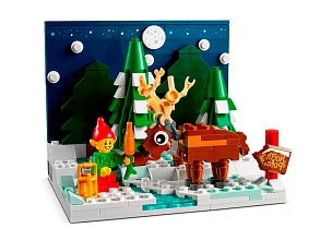 Конструктор LEGO 40484 Перед домом Деда Мороза