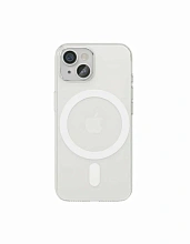 Чехол защитный "vlp" Diamond Case с MagSafe для iPhone 14/15, прозрачный