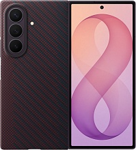 Samsung Carbon Magnet Case Galaxy Z Fold8 Ultra, тёмно-бордовый
